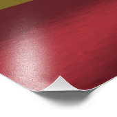 Flagge Spaniens Fotodruck (Ecke)