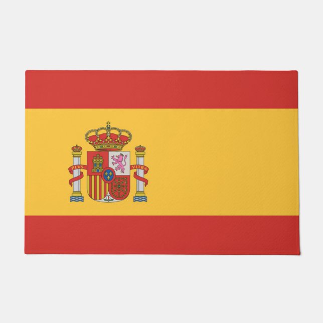 Flagge Spaniens Fußmatte (Vorderseite)