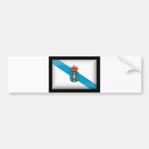 Flagge Spaniens Galizien Autoaufkleber