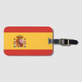 Flagge Spaniens Gepäckanhänger (Vorderseite (Horizontal))