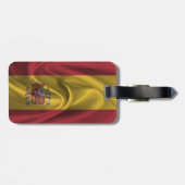 Flagge Spaniens Gepäckanhänger (Rückseite horizontal)