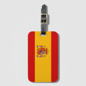 Flagge Spaniens Gepäckanhänger (Vorderseite Vertikal)