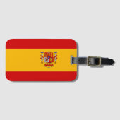 Flagge Spaniens Gepäckanhänger (Vorderseite (Horizontal))