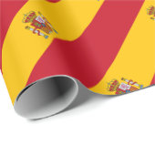 Flagge Spaniens Geschenkpapier (Rolleneckpunkt)