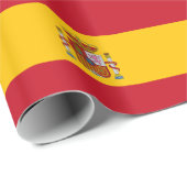 Flagge Spaniens Geschenkpapier (Rolleneckpunkt)