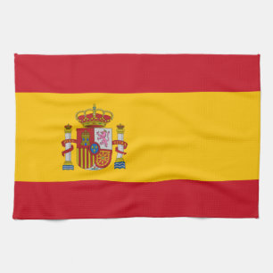 Flagge Spaniens Geschirrtuch