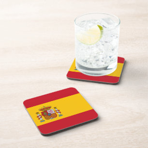 Flagge Spaniens Getränkeuntersetzer