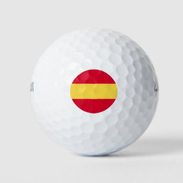 Flagge Spaniens Golfball