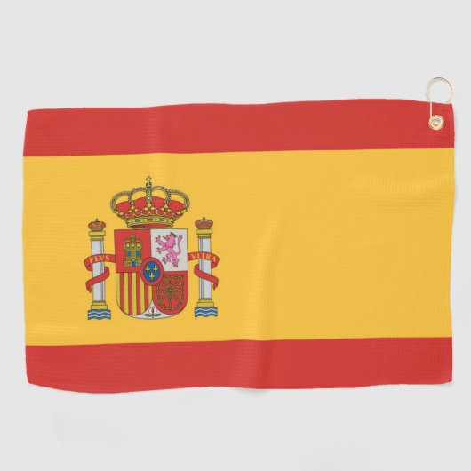 Flagge Spaniens Golfhandtuch (Horizontal)
