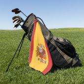 Flagge Spaniens Golfhandtuch (Gras)