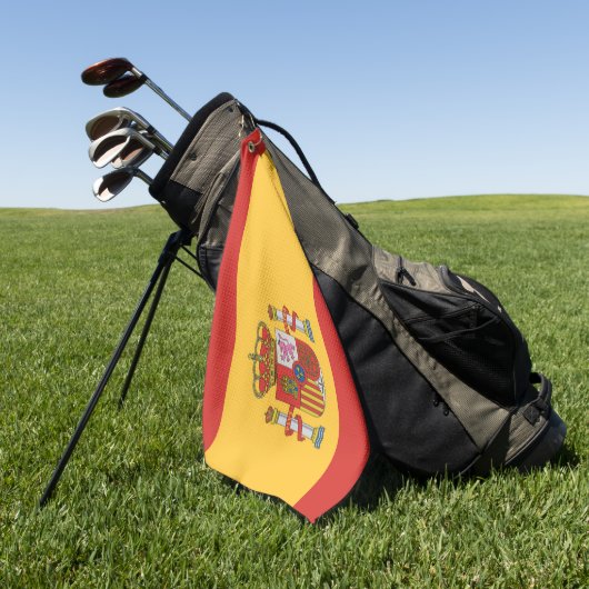 Flagge Spaniens Golfhandtuch (Gras)