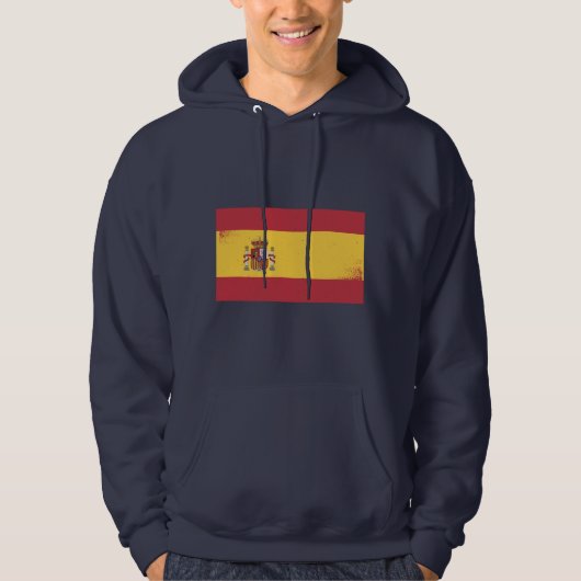 Flagge Spaniens Hoodie (Vorderseite)