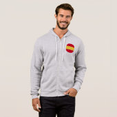 Flagge Spaniens Hoodie (Vorne ganz)