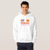 Flagge Spaniens Hoodie (Vorne ganz)