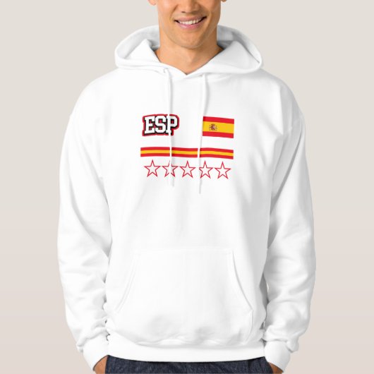 Flagge Spaniens Hoodie (Vorderseite)