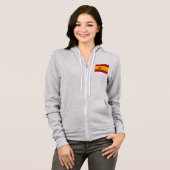 Flagge Spaniens Hoodie (Vorne ganz)