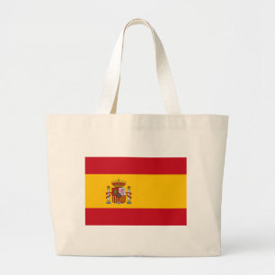 Flagge Spaniens Jumbo Stoffbeutel