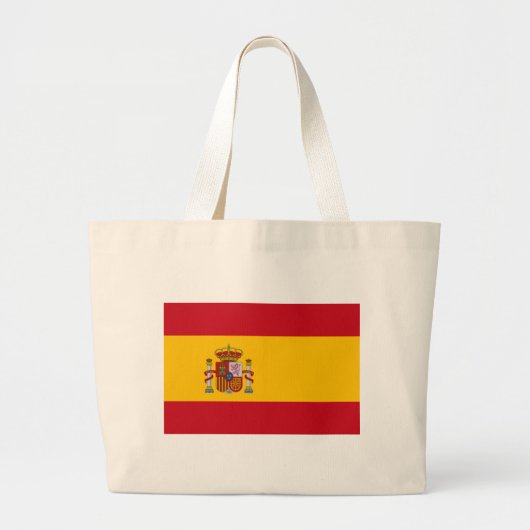 Flagge Spaniens Jumbo Stoffbeutel (Vorne)