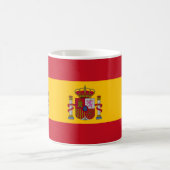 Flagge Spaniens Kaffeetasse (Mittel)