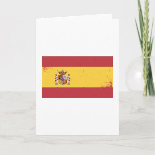 Flagge Spaniens Karte (Vorderseite)