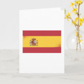 Flagge Spaniens Karte (Gelbe Blume)