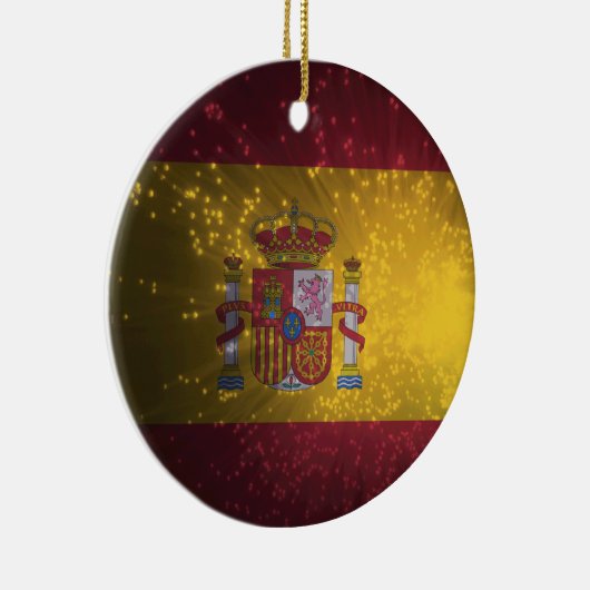 Flagge Spaniens Keramik Ornament (Rechts)