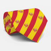 Flagge Spaniens Krawatte (Gerollt)