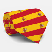 Flagge Spaniens Krawatte (Gerollt)