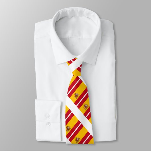 Flagge Spaniens Krawatte (Gebunden)
