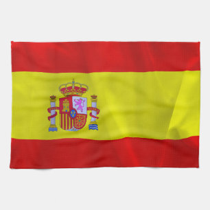 Flagge Spaniens Küchentuch