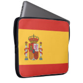 Flagge Spaniens Laptopschutzhülle (Vorne Rechts)