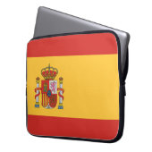 Flagge Spaniens Laptopschutzhülle (Vorderseite Links)