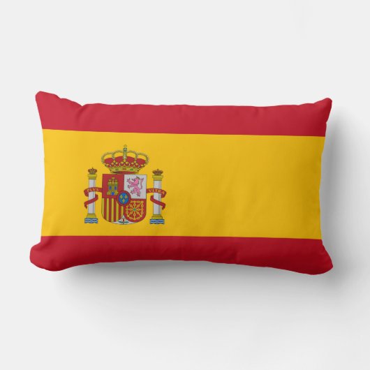 Flagge Spaniens Lendenkissen (Vorderseite)