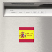 Flagge Spaniens Magnet (In Situ (Geschirrspüler))