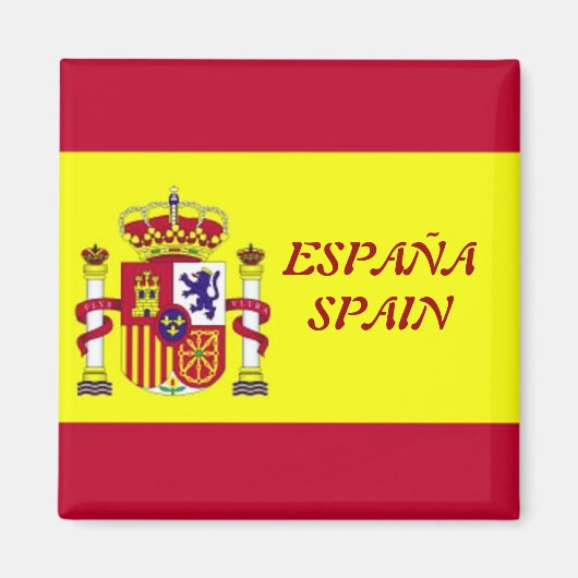 Flagge Spaniens Magnet (Vorne)