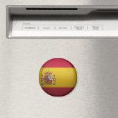 Flagge Spaniens. Magnet (In Situ (Geschirrspüler))
