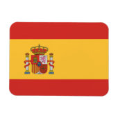 Flagge Spaniens Magnet (Horizontal)