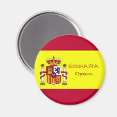Flagge Spaniens Magnet (Vorderseite/Rückseite)