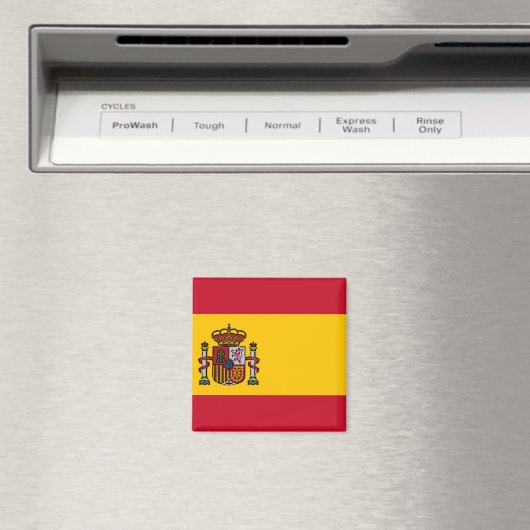 Flagge Spaniens Magnet (In Situ (Geschirrspüler))
