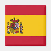 Flagge Spaniens Magnet (Vorne)