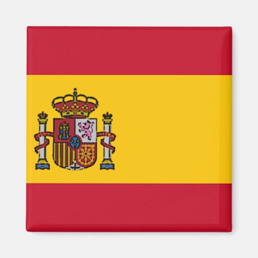 Flagge Spaniens Magnet (Vorne)