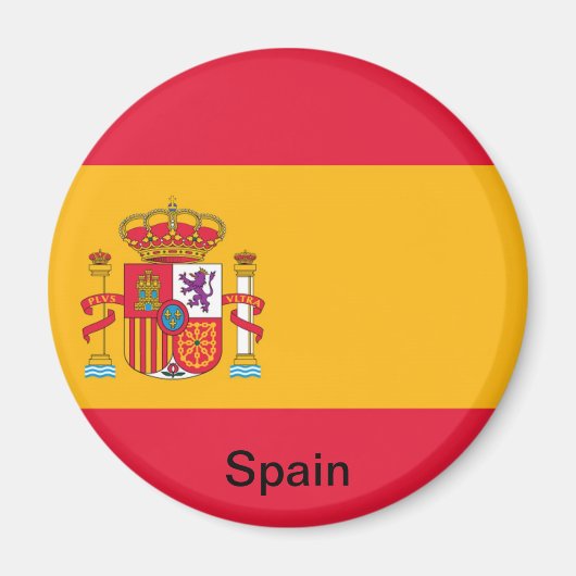 Flagge Spaniens Magnet (Vorne)