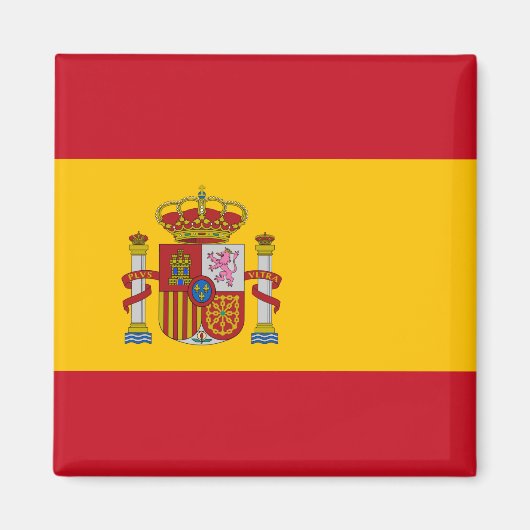 Flagge Spaniens Magnet (Vorne)