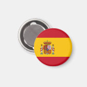 Flagge Spaniens Magnet (Vorderseite/Rückseite)