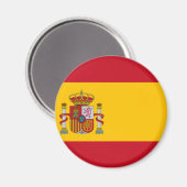 Flagge Spaniens Magnet (Vorderseite/Rückseite)
