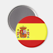 Flagge Spaniens Magnet (Vorderseite/Rückseite)