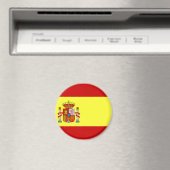 Flagge Spaniens Magnet (In Situ (Geschirrspüler))