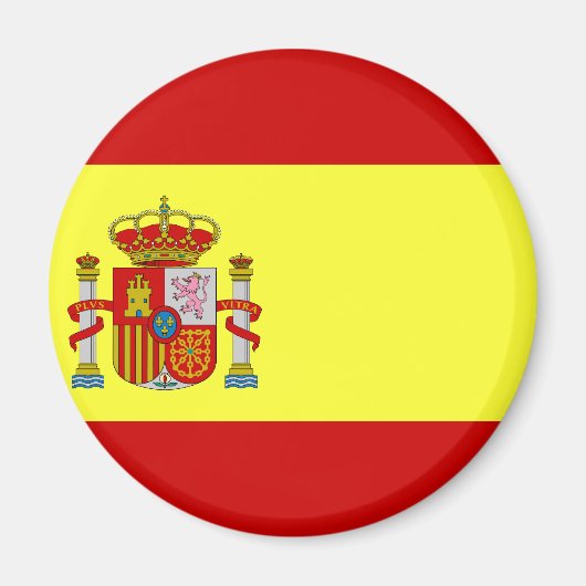 Flagge Spaniens Magnet (Vorne)