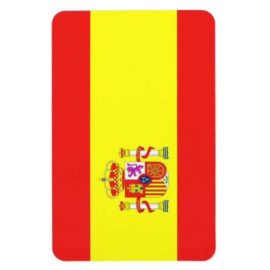Flagge Spaniens Magnet (Vertikal)