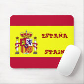 Flagge Spaniens Mauspad (Mit Mouse)